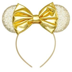 Disney Minnie Ears Sequin Glitter Mouse Ears Headband Mickey Adult Bow Headband